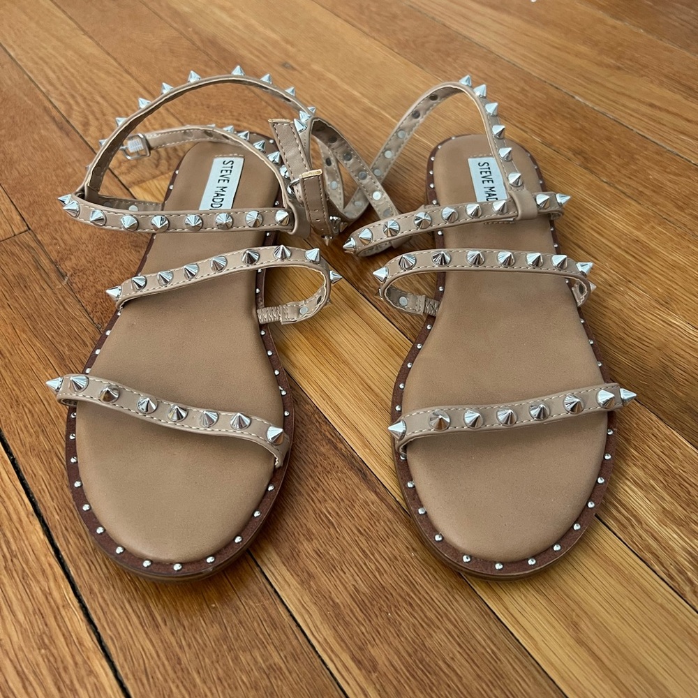 Steve Madden studded sandals, size 8 NWOT